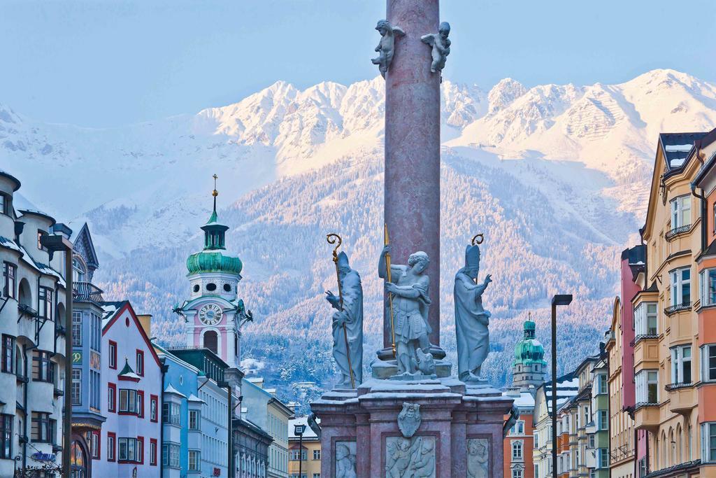 Riedz Apartments Innsbruck- Zentrales Apartmenthaus mit grüner Oase Exterior foto